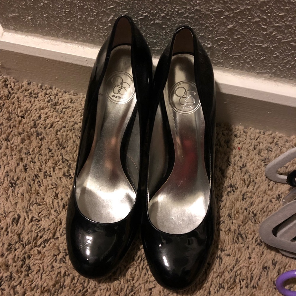 Black high heels